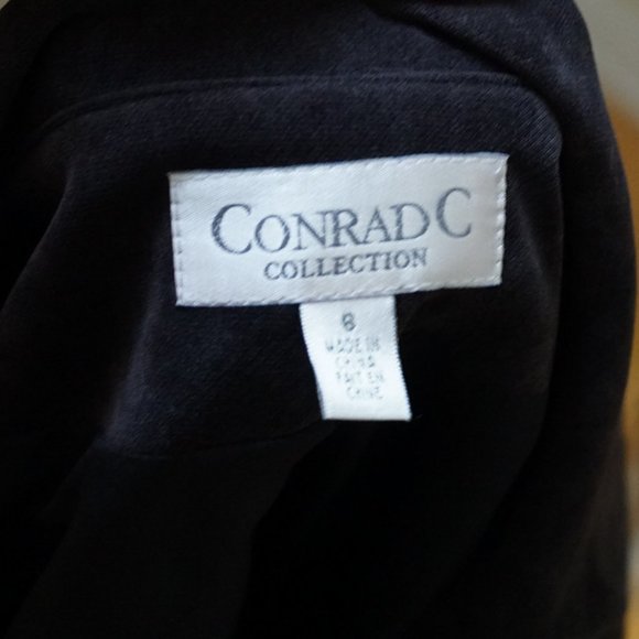 Excellent Condition Dark Grey Lined Velvet Blazer - Picture 4 of 4